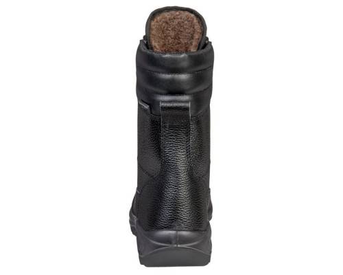 Ботинки с высоким берцем "Энфорсер 302", чёрн, шерст. мех, ПУ/ТПУ