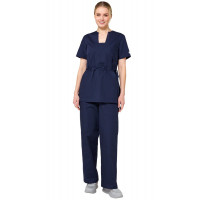 Комплект женский "Тильда" темно-синий