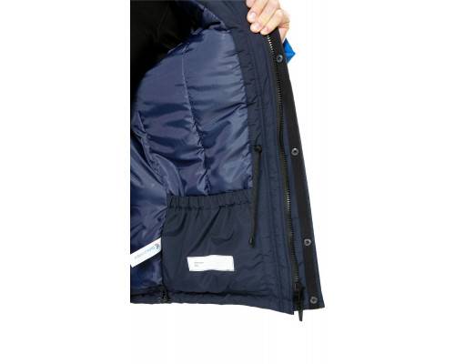 Куртка мужская утепленная рабочая «Челленджер» синяя с васильковым