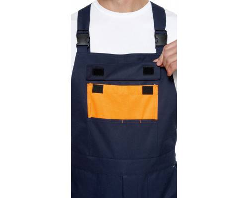 Костюм мужской сигнальный рабочий летний "Альянс" РФ с пк цв. фл. оранж.-синий