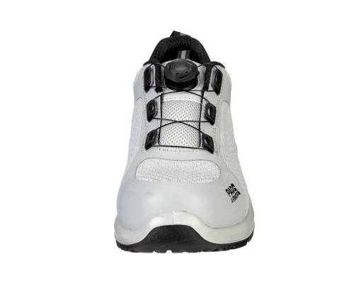 Полуботинки «Капер» светло-серые с быстрой шнуровкой, КП, ПУ/ПУ