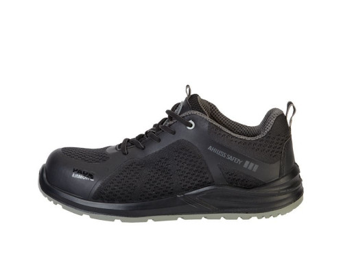 Полуботинки «Капер», чёрно-серые, КП, ПУ/ПУ