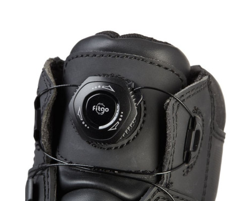 Ботинки «Капер» с системой быстрой шнуровки, чёрные, КП, ПУ/ПУ