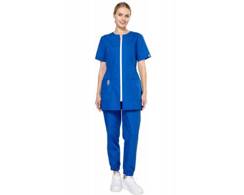 Блуза женская "Лэйн" василек