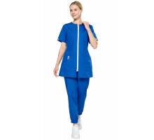 Блуза женская "Лэйн" василек