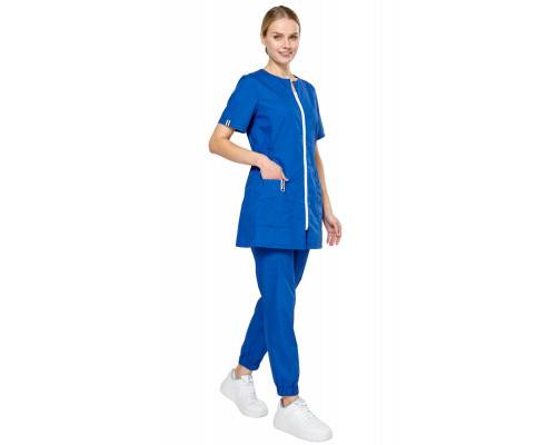 Блуза женская "Лэйн" василек