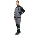 Костюм мужской рабочий летний "Гудзон" NEW с пк серый-черный