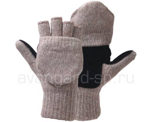 Перчатки-варежки шерстяные «Эвены»