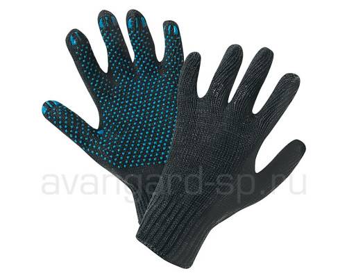 Перчатки полушерстяные с ПВХ