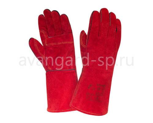 Краги спилковые с подкладкой усиленные «2Hands»