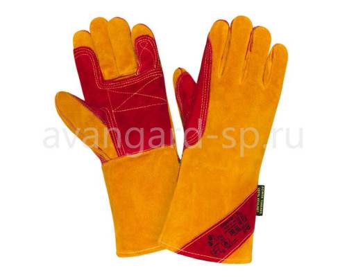 Краги спилковые с подкладкой «Сибирь» усиленные Siberia