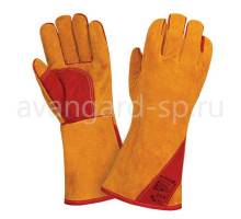 Краги спилковые «Сибирь» с искусственным мехом Siberia