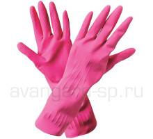 Перчатки резиновые хозяйственные «Лотос»