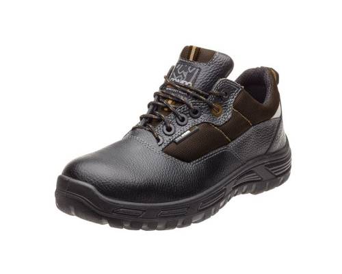 Полуботинки «Бустер», чёрно-коричневые, КП, ПУ