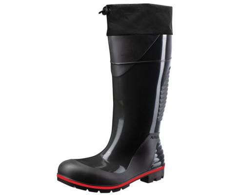 Сапоги ПВХ «Амфибия», чёрные, с надставкой