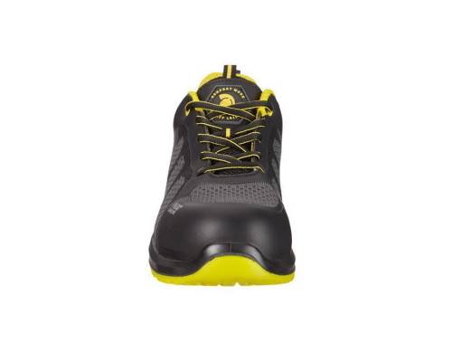 Полуботинки «Капер», цв. чёрно-жёлтый, КП, ПУ/ПУ