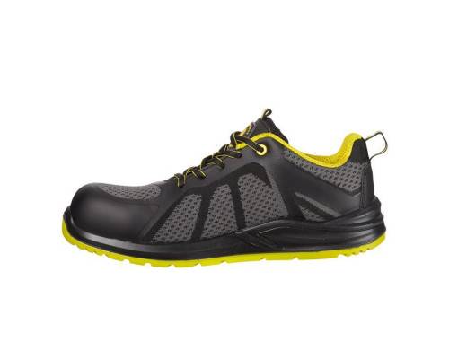 Полуботинки «Капер», цв. чёрно-жёлтый, КП, ПУ/ПУ