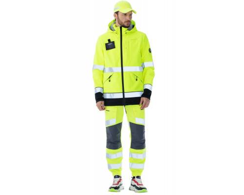 Куртка-софтшелл сигнальная «Энцелад»