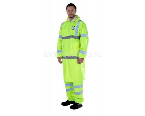Плащ влагозащитный с СОП «Triton Extra» (лимонный)