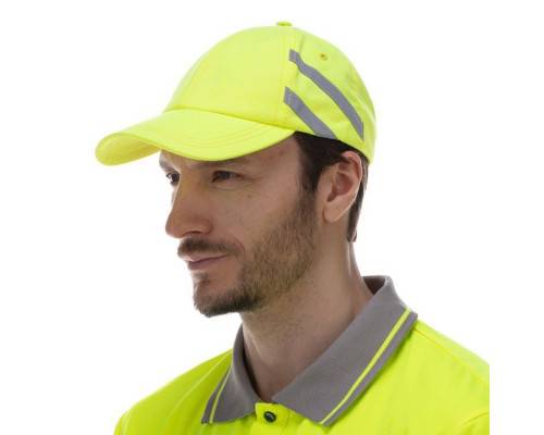 Кепка-бейсболка сигнальная