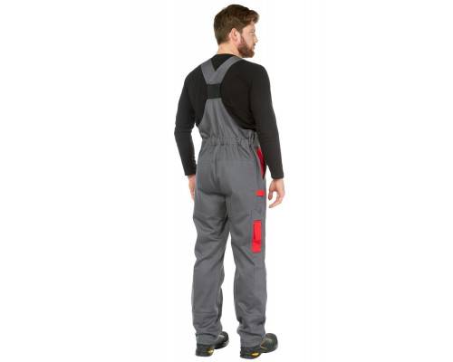 Костюм сварщика «Баклер» с ПК, цвет серый-красный
