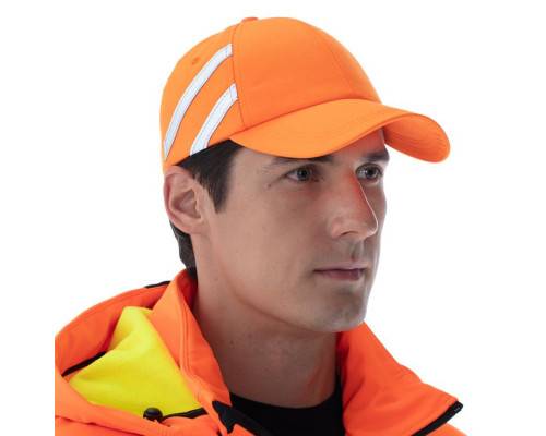 Кепка-бейсболка сигнальная