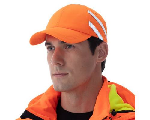 Кепка-бейсболка сигнальная